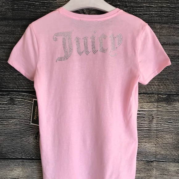Juicy Couture Black Label LA T-Shirt Pink Large - Picture 2 of 8
